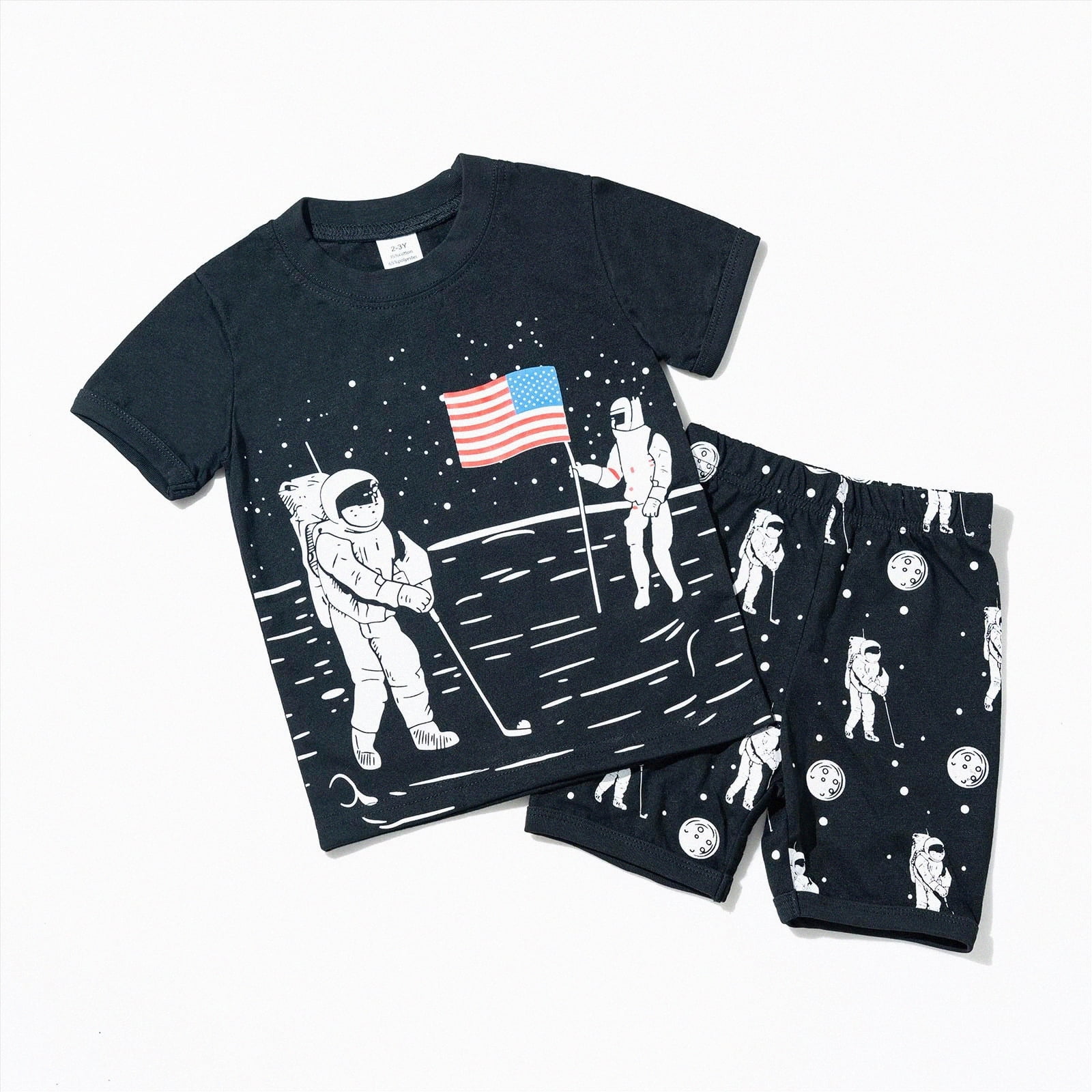 TOWED22 Toddler Boy Clothes Cute Kids Cotton Summer Outfits Casual Short Sleeve Shorts Set For Boys 1-7 Years(OTHER,5-6 Y) - Image 5