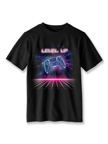 Wonder Nation Boys' & Big Boys' Level Up Matrix, Short Sleeve, Graphic T-Shirt, Sizes 4-18