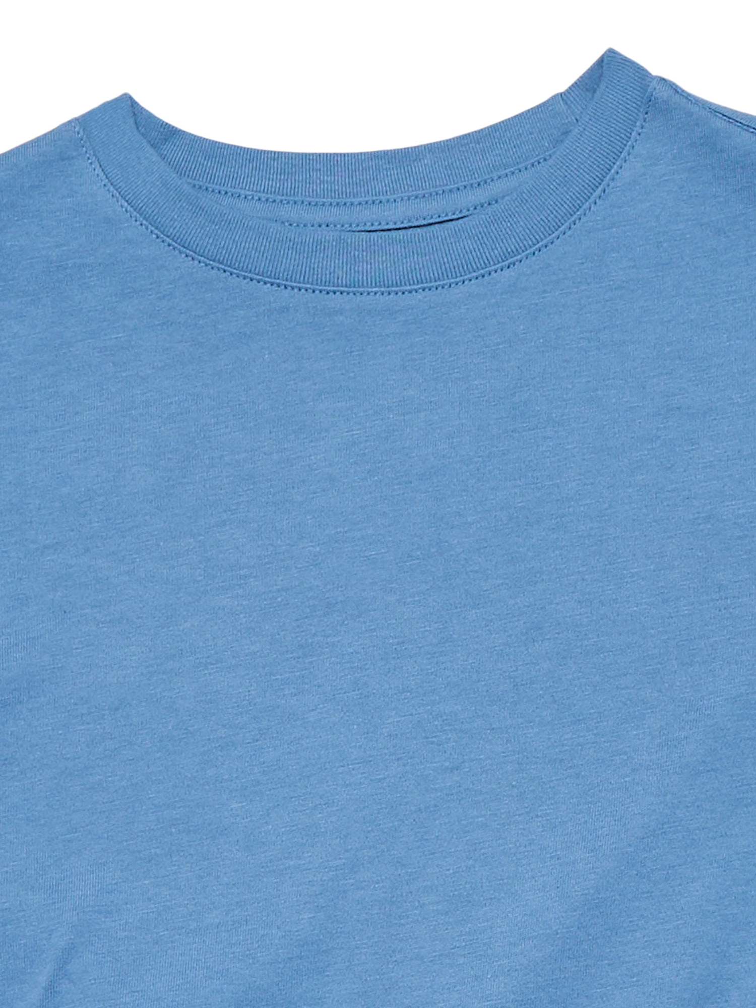 Wonder Nation Boys Short Sleeve Crewneck T-Shirt, 5-Pack, Sizes 4-18 & Husky - Image 4