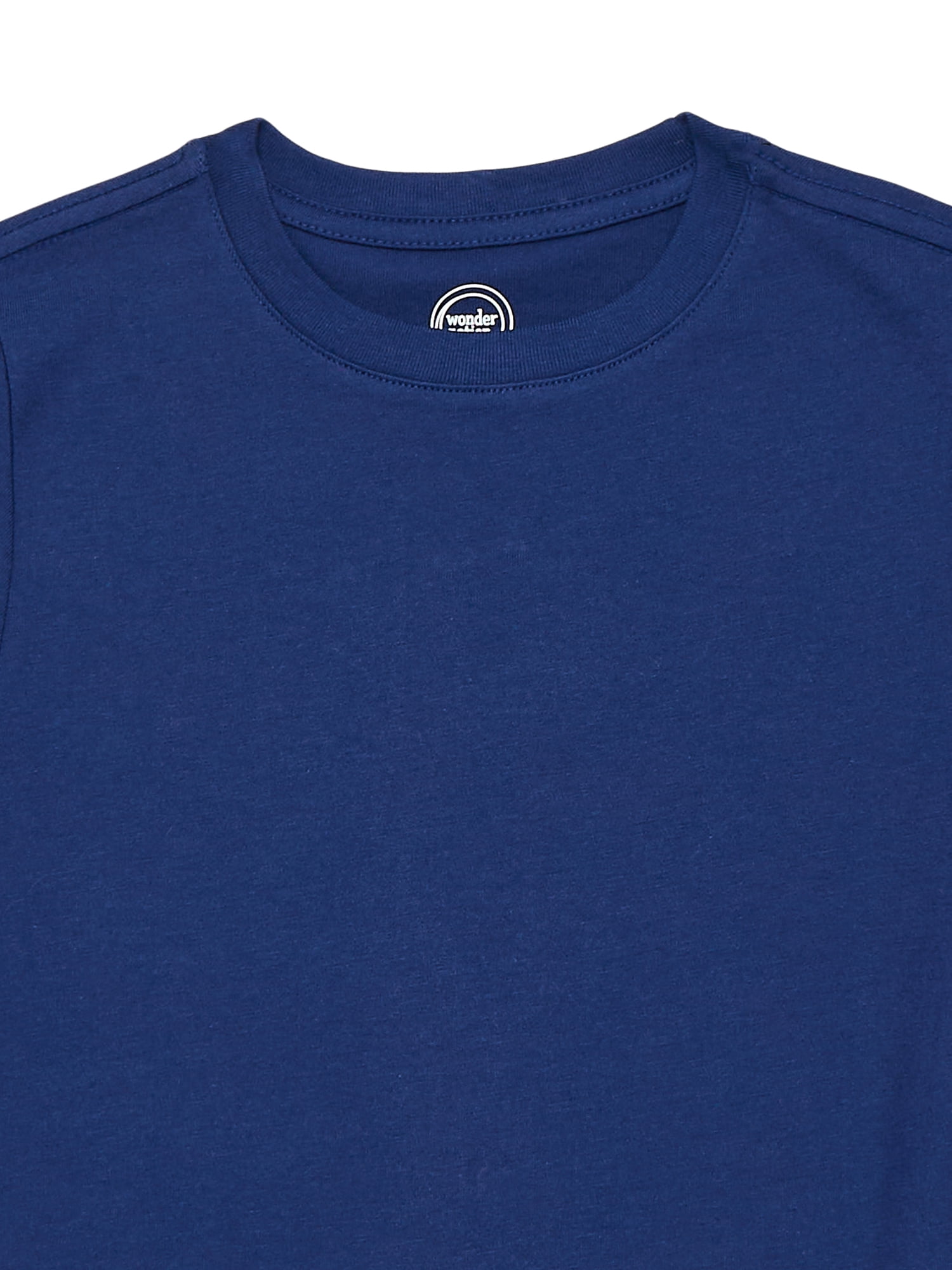Wonder Nation Boys Short Sleeve Crewneck T-Shirt, 5-Pack, Sizes 4-18 & Husky - Image 5