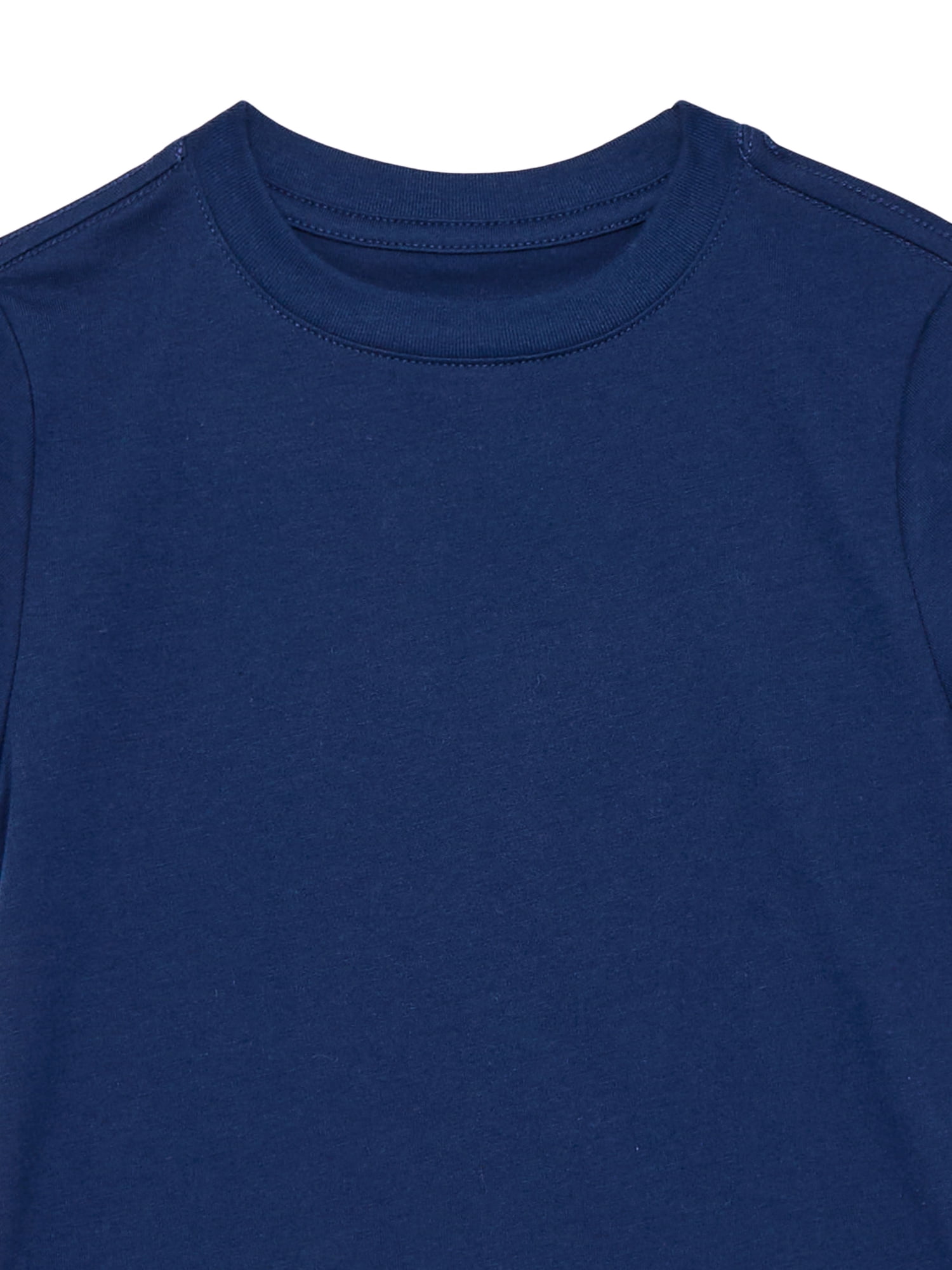 Wonder Nation Boys Short Sleeve Crewneck T-Shirt, 5-Pack, Sizes 4-18 & Husky - Image 3
