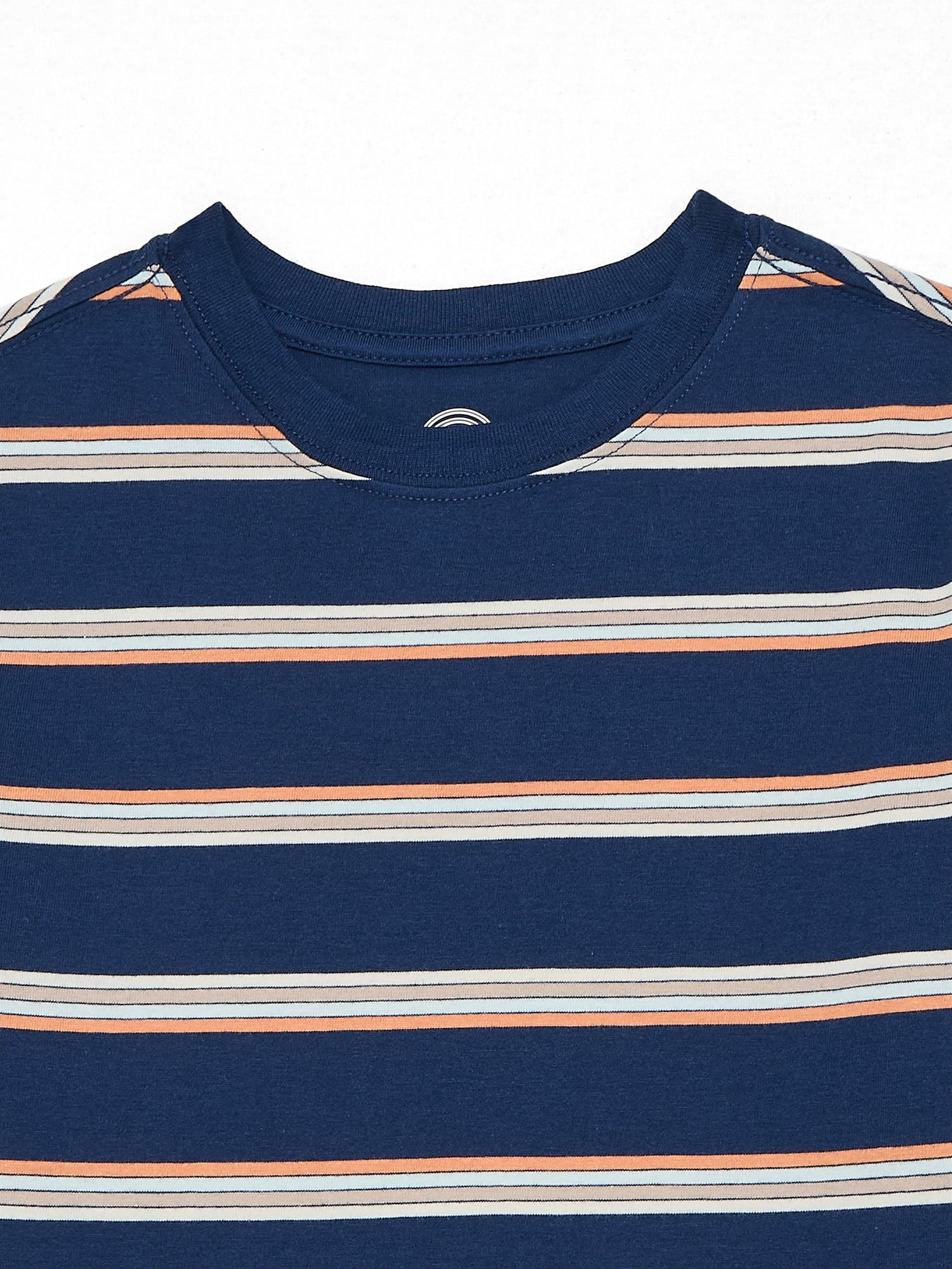 Wonder Nation Boys Short Sleeve Stripe T-Shirt, Sizes 4-18 & Husky - Image 2