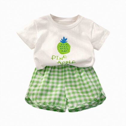 Yindaity Toddler Girls Dresses Outfits 1T 2T 3T 4T 5T 6T Toddler Girls Summer Clothes 5T Girls Sunflower Fly Sleeve T-shirt Denim Shorts 2PCs Set Dailywear(Green,3-4 Years)