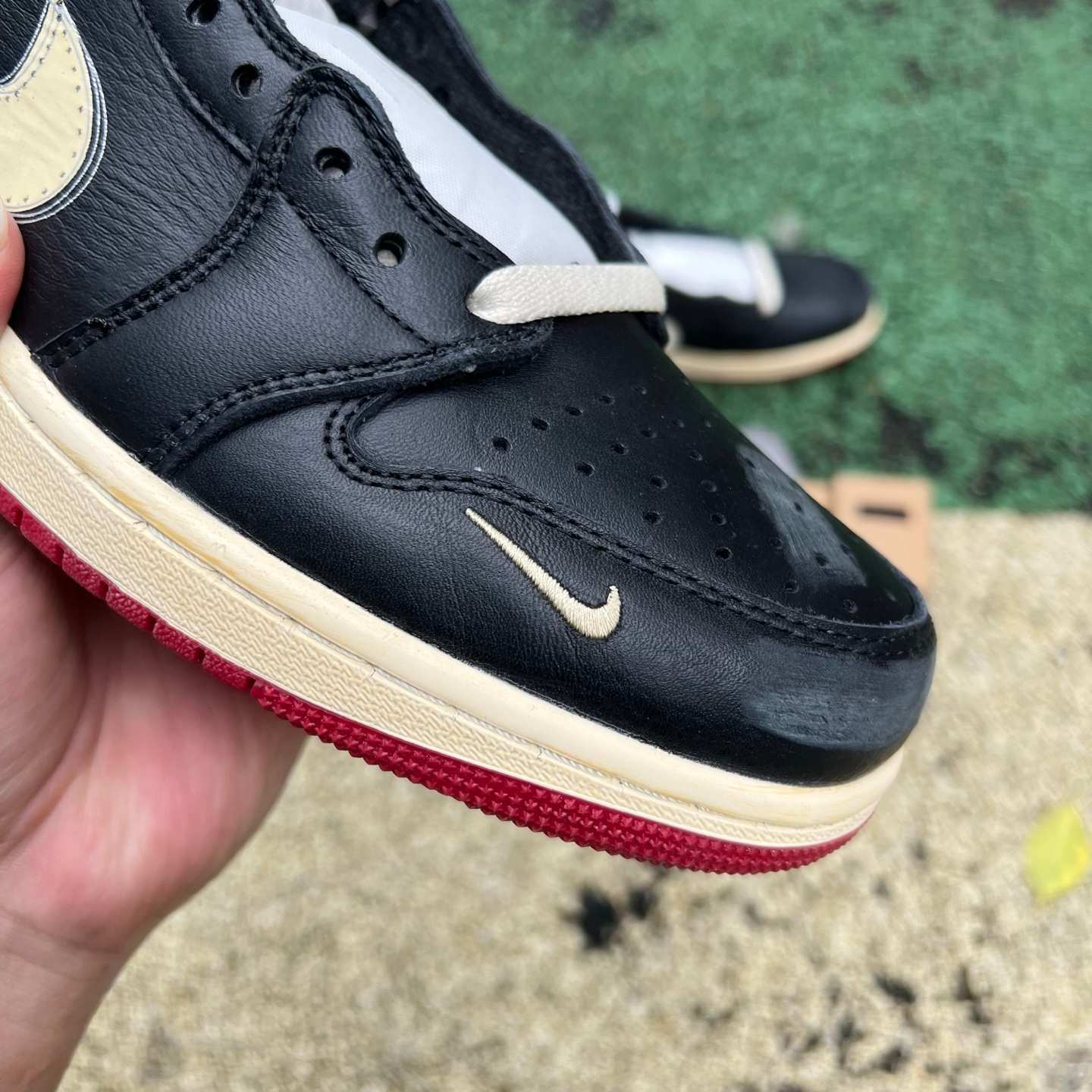 NFC ‼️aj1 Nigel Sylvester x Jordan Air Jordan 1 Retro Low OG Nitro "Bet IB8958-001 - Image 4