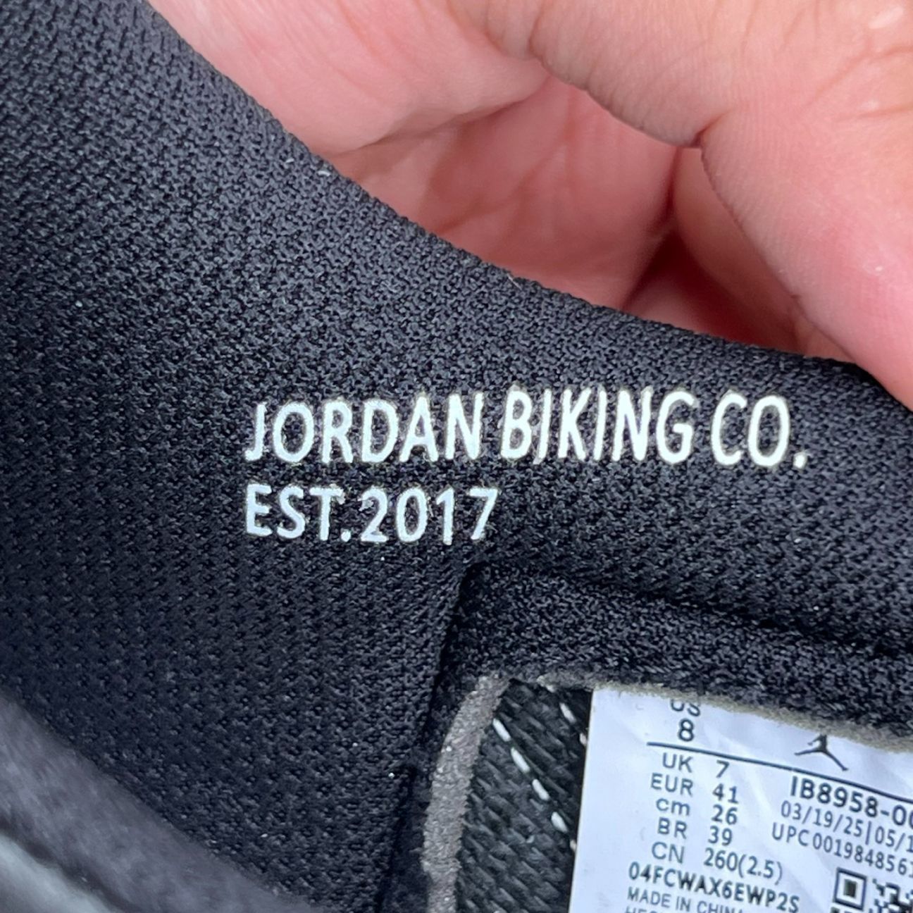 aj1 Air Jordan 1x Nigel Bike AJ1 IB8958-001 - Image 3