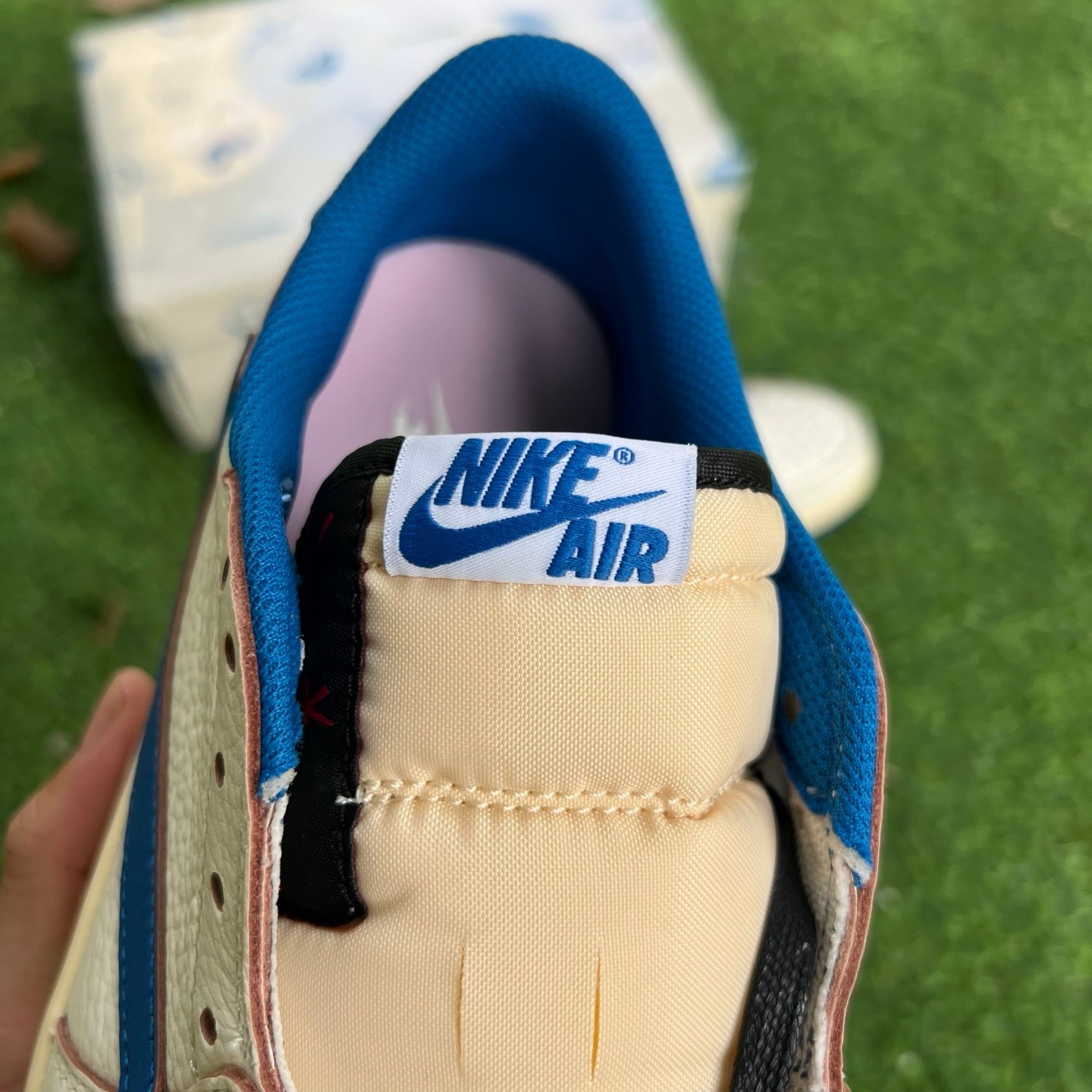 T1 ‼️aj1 2.0 Travis Scott x Fragment Design x Air Jordan 1 DM7866-104 - Image 14