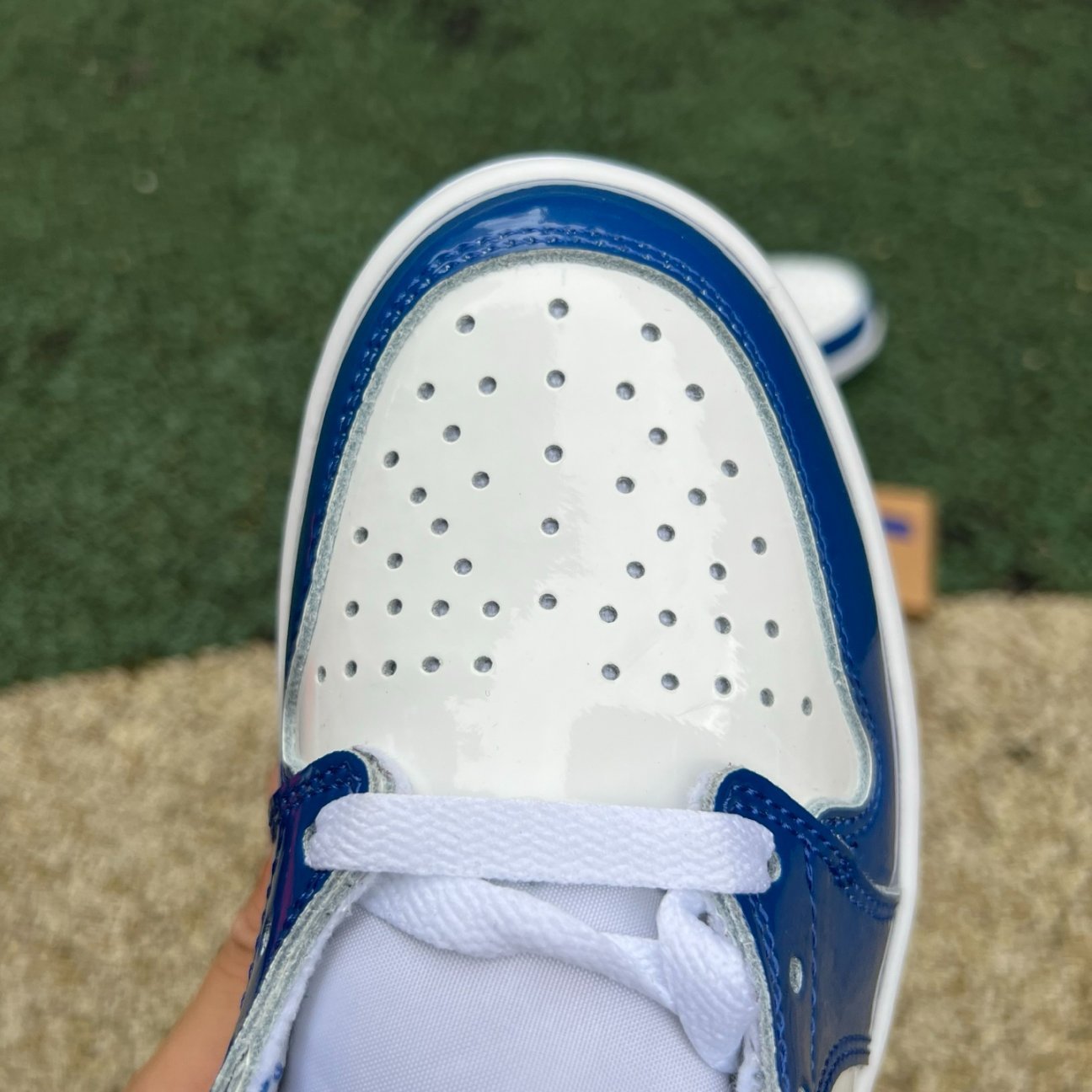 ‼️aj1 Air Jordan 1 Low OG Storm Blue HQ6998-104 - Image 5