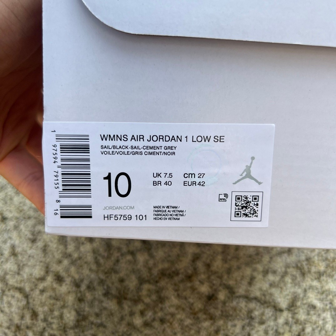 aj1 low dt Air Jordan 1 Low AJ1 HF5759-101 - Image 2