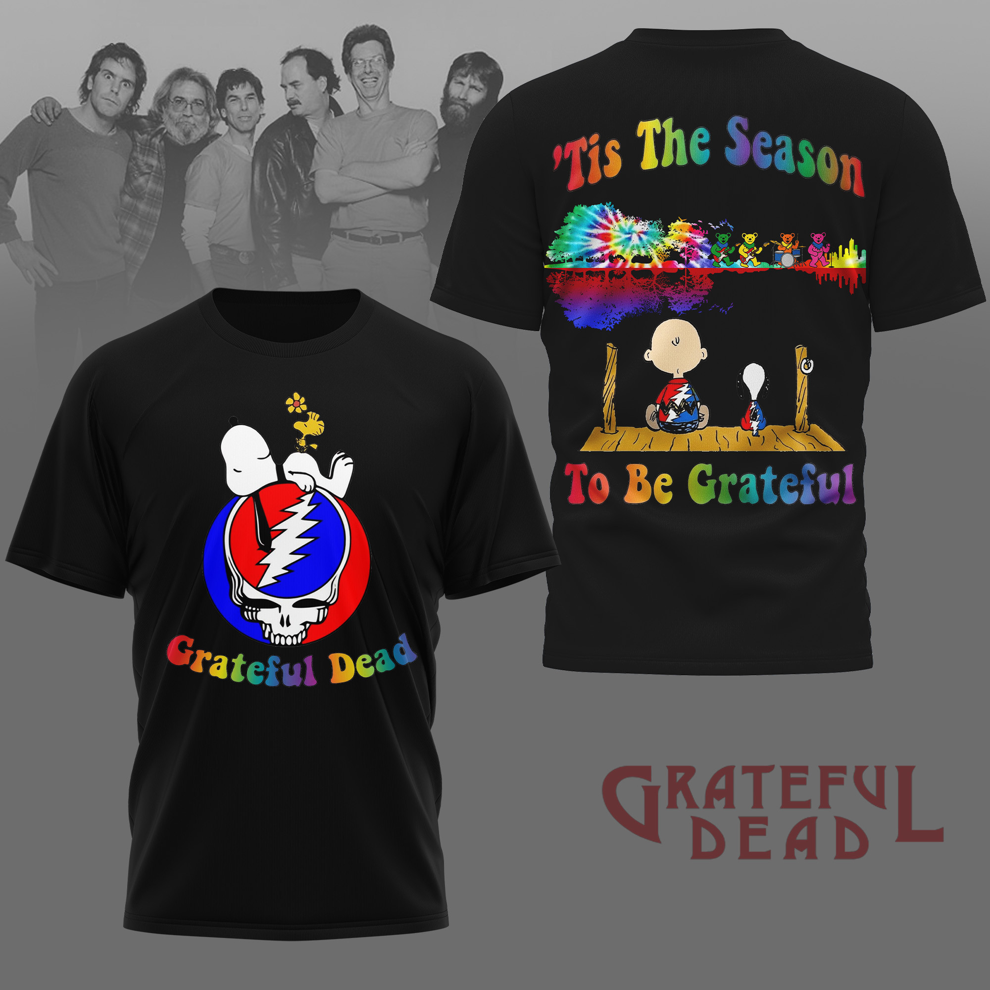 Grateful Dead Premium 3D All Over Print T-Shirt - Image 4