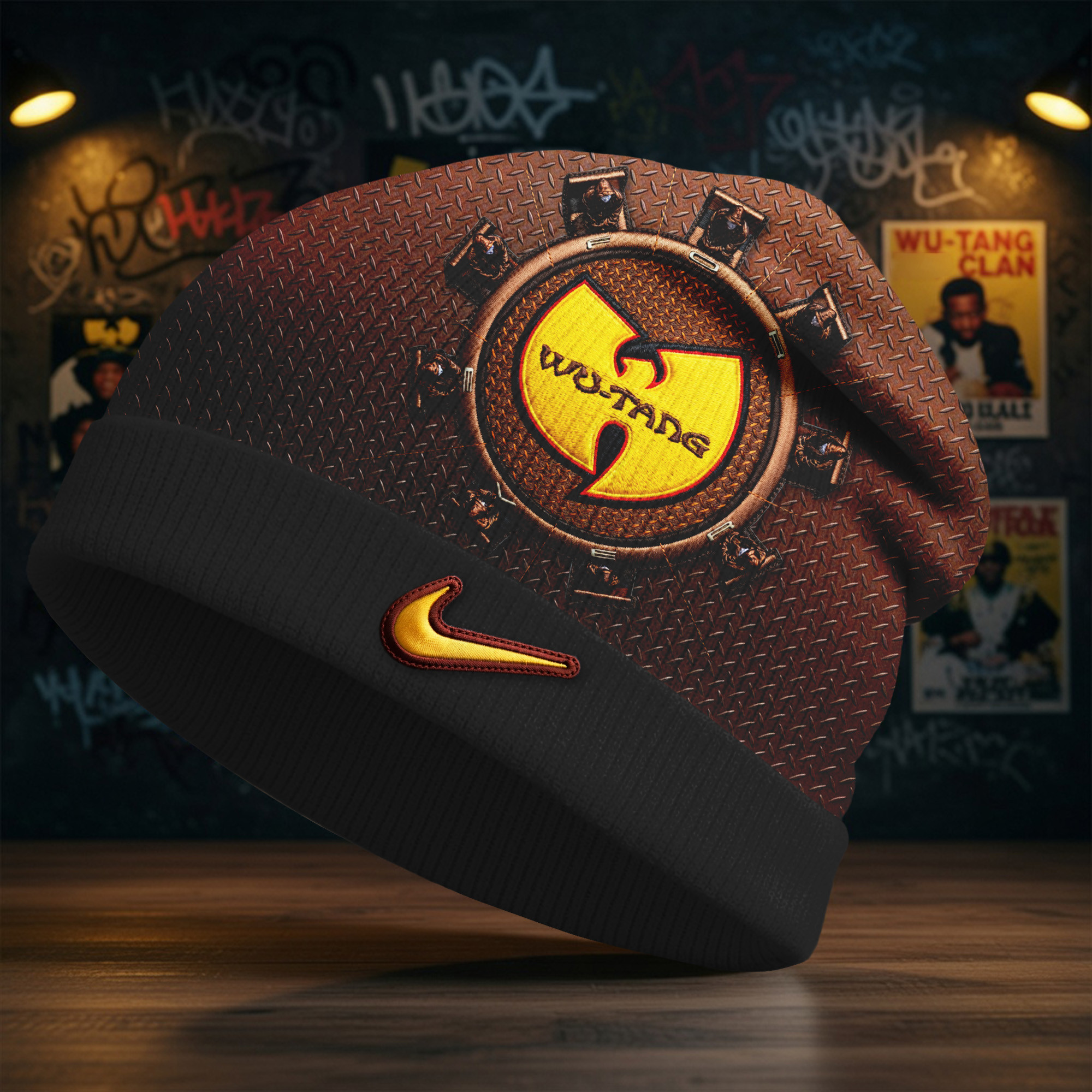Wutang Clan Beanie Hat NY - Stretchable Winter Beanie - Image 2