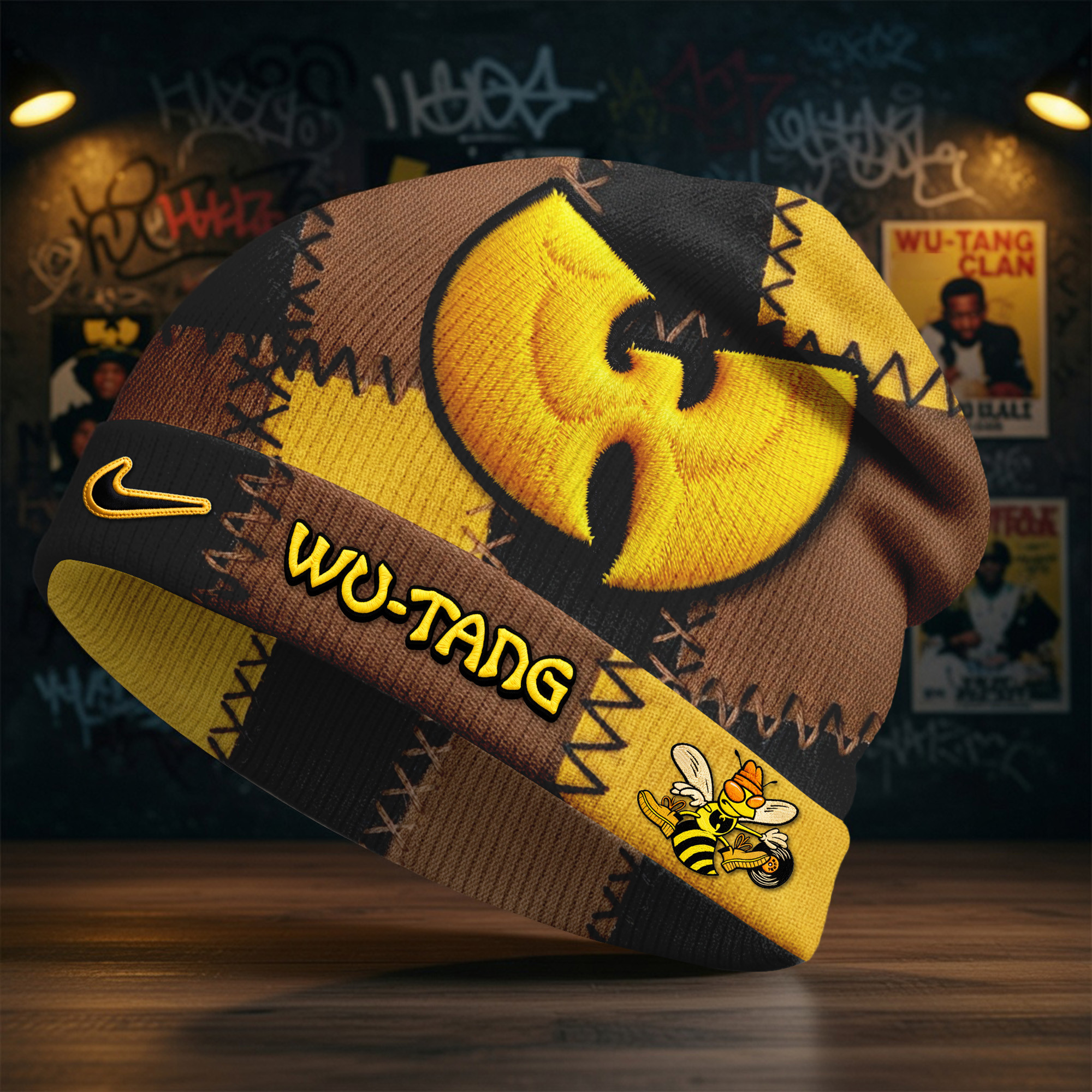 Wutang Clan Beanie Hat NY - Stretchable Winter Beanie