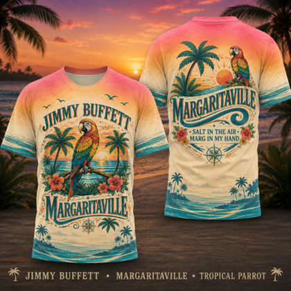 Jimmy Buffett Premium 3D All Over Print T-Shirt