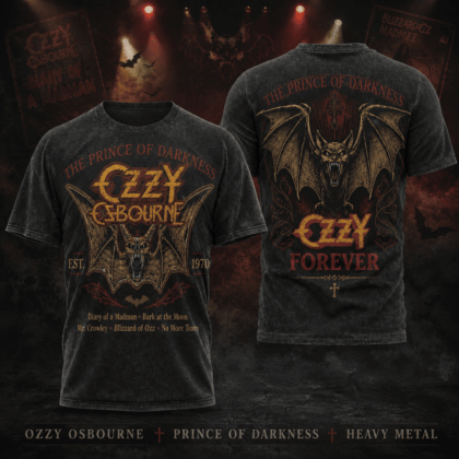 Men's OZZY 3D All Over Print T-Shirt, 100% Polyester
