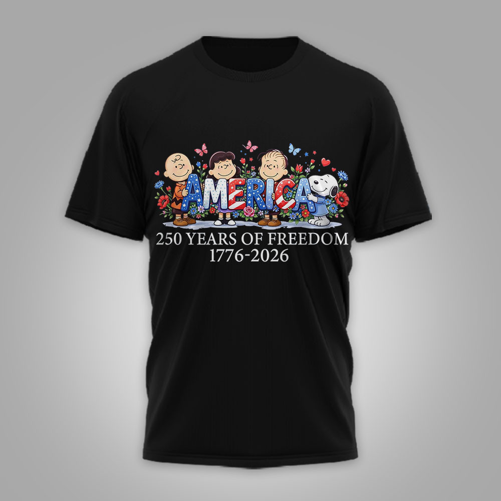 Peanuts All Over Print T-Shirt - Premium Polyester, Vibrant Design - Image 3