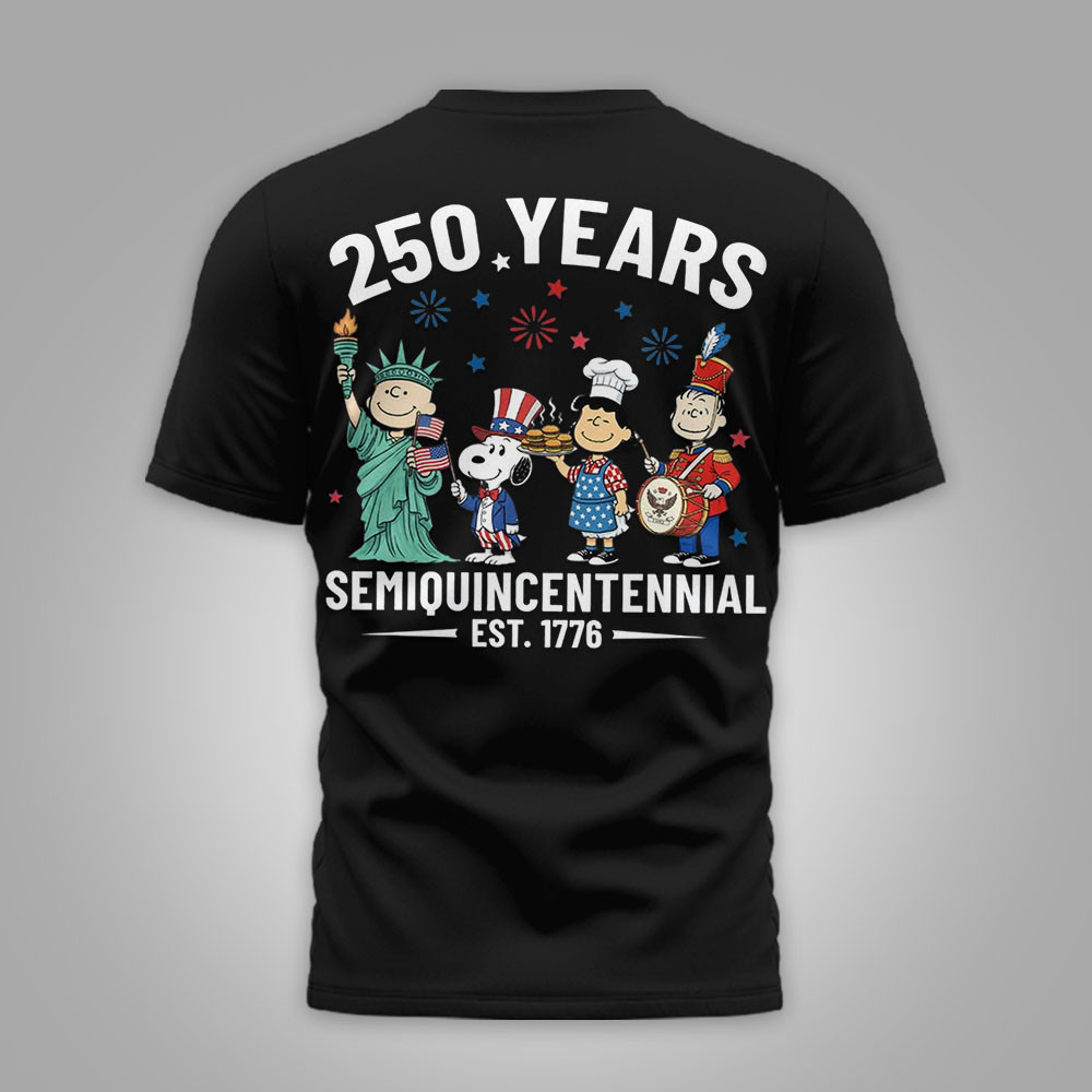 Peanuts All Over Print T-Shirt - Premium Polyester, Vibrant Design - Image 4