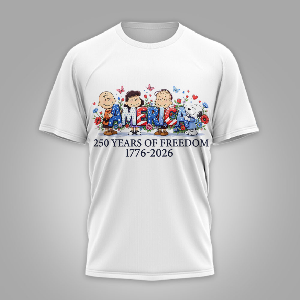 Peanuts All Over Print T-Shirt - Premium Polyester, Vibrant Design - Image 5
