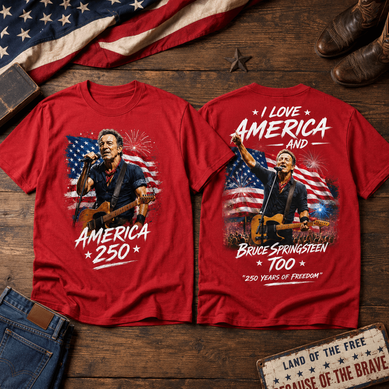 BRST 250 Years Of Freedom 3D All Over Print T-Shirt