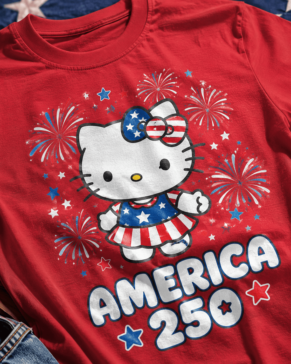 HLKT 250 Years of Freedom All Over Print T-Shirt - Image 2