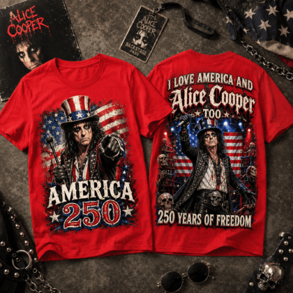 Alice Cooper 250 Years Of Freedom All Over Print T-Shirt