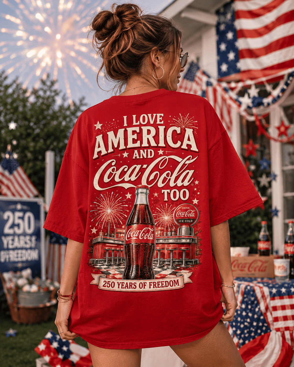 CCCL 250 Years Of Freedom 3D T-Shirt - All-Over Print - Image 3