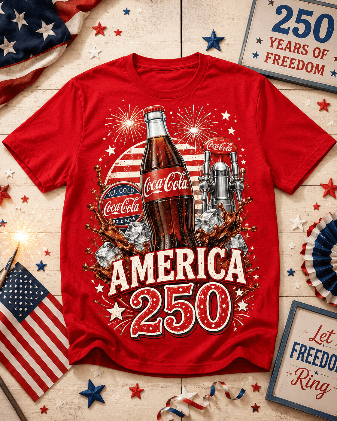 CCCL 250 Years Of Freedom 3D T-Shirt - All-Over Print - Image 4