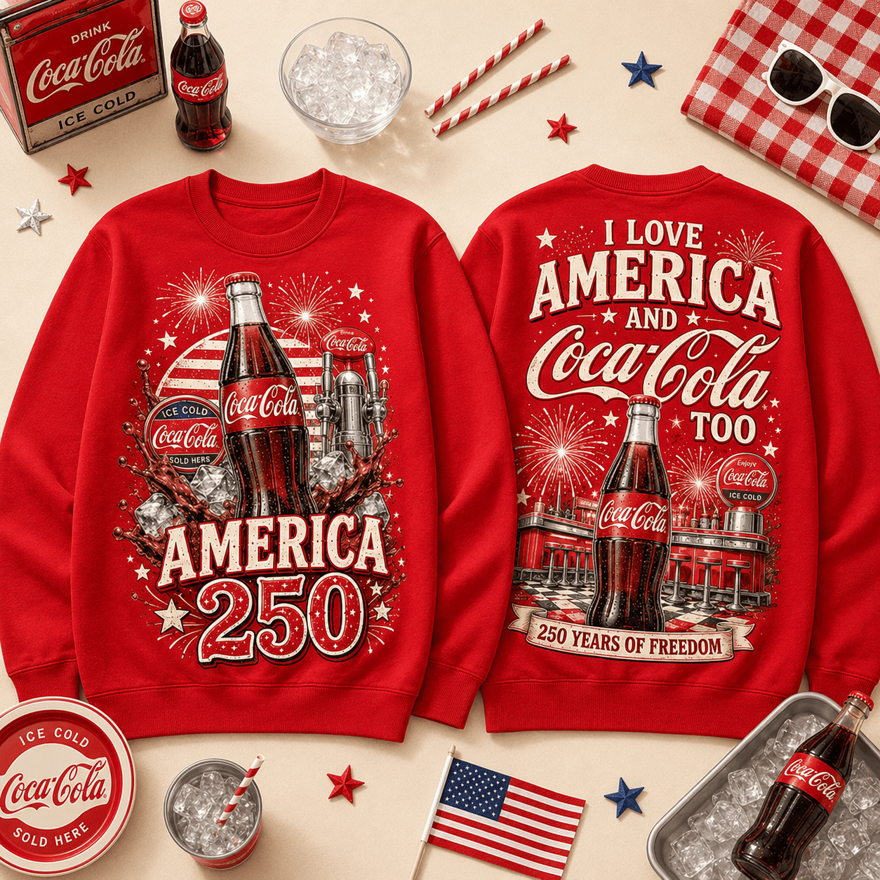 CCCL 250 Years Of Freedom 3D T-Shirt - All-Over Print - Image 8