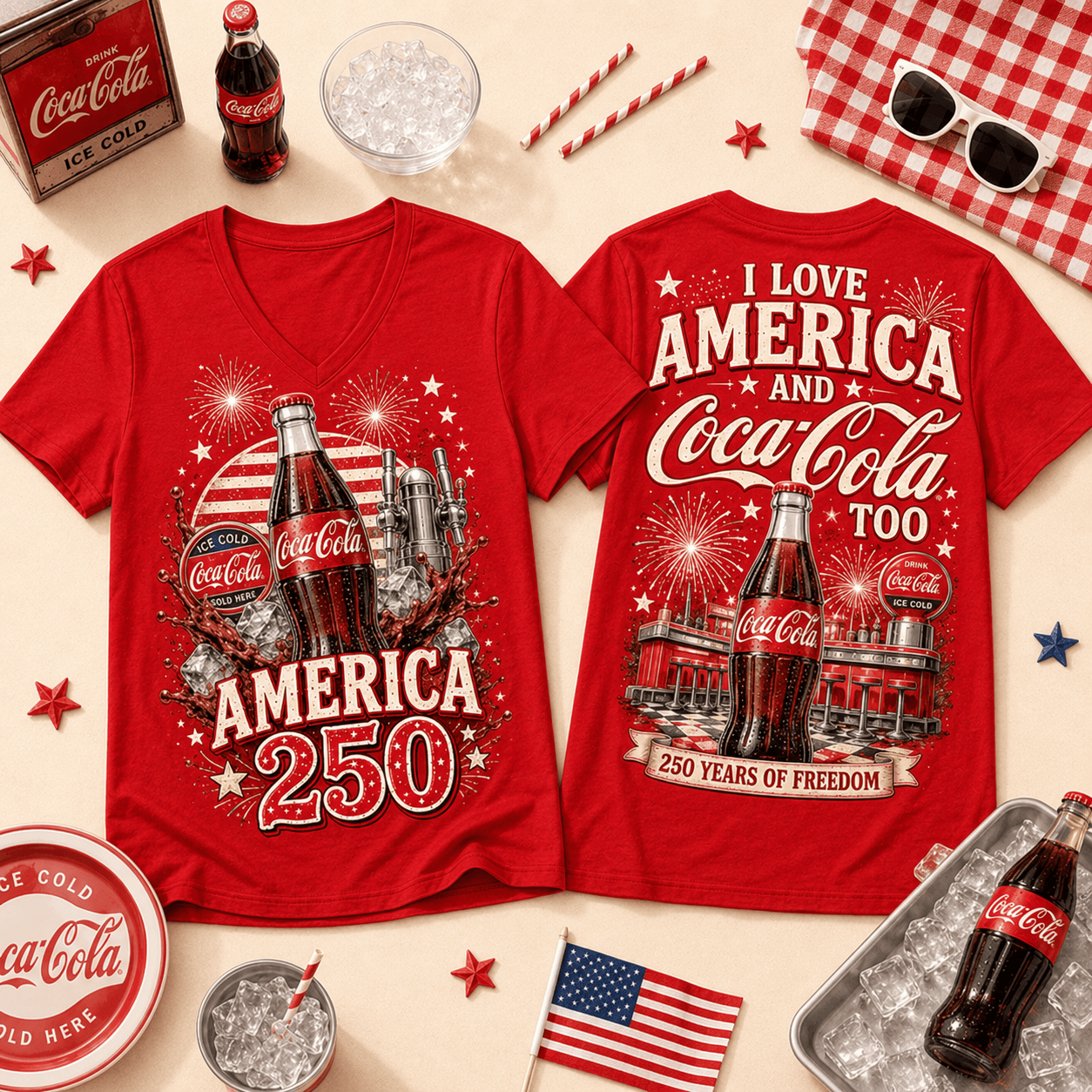 CCCL 250 Years Of Freedom 3D T-Shirt - All-Over Print - Image 6