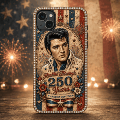 Elvis Presley America 250th Anniversary Phone Case for iPhone Samsung