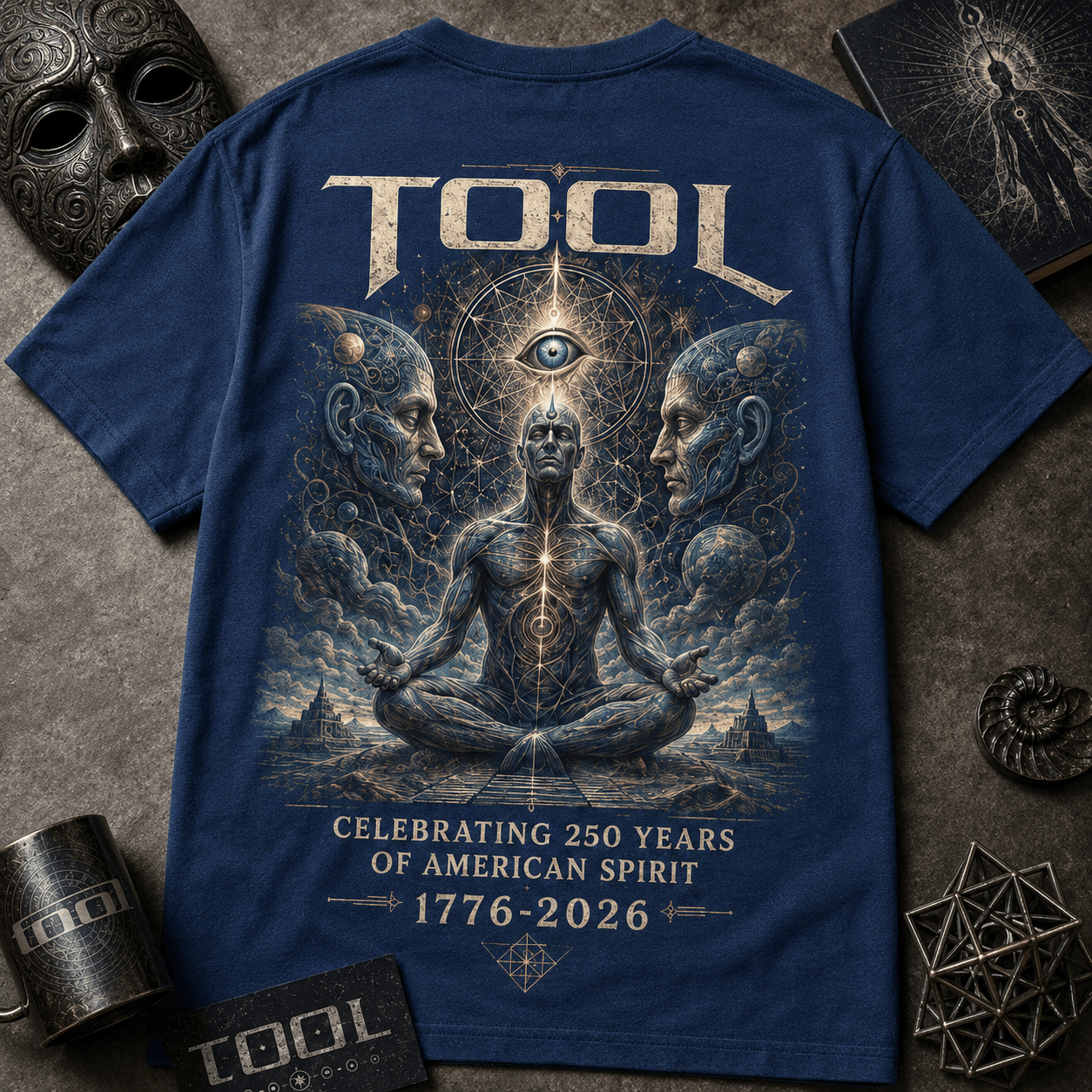 Tool Band Celebrate 250 Years of America 3D T-Shirt - Image 3