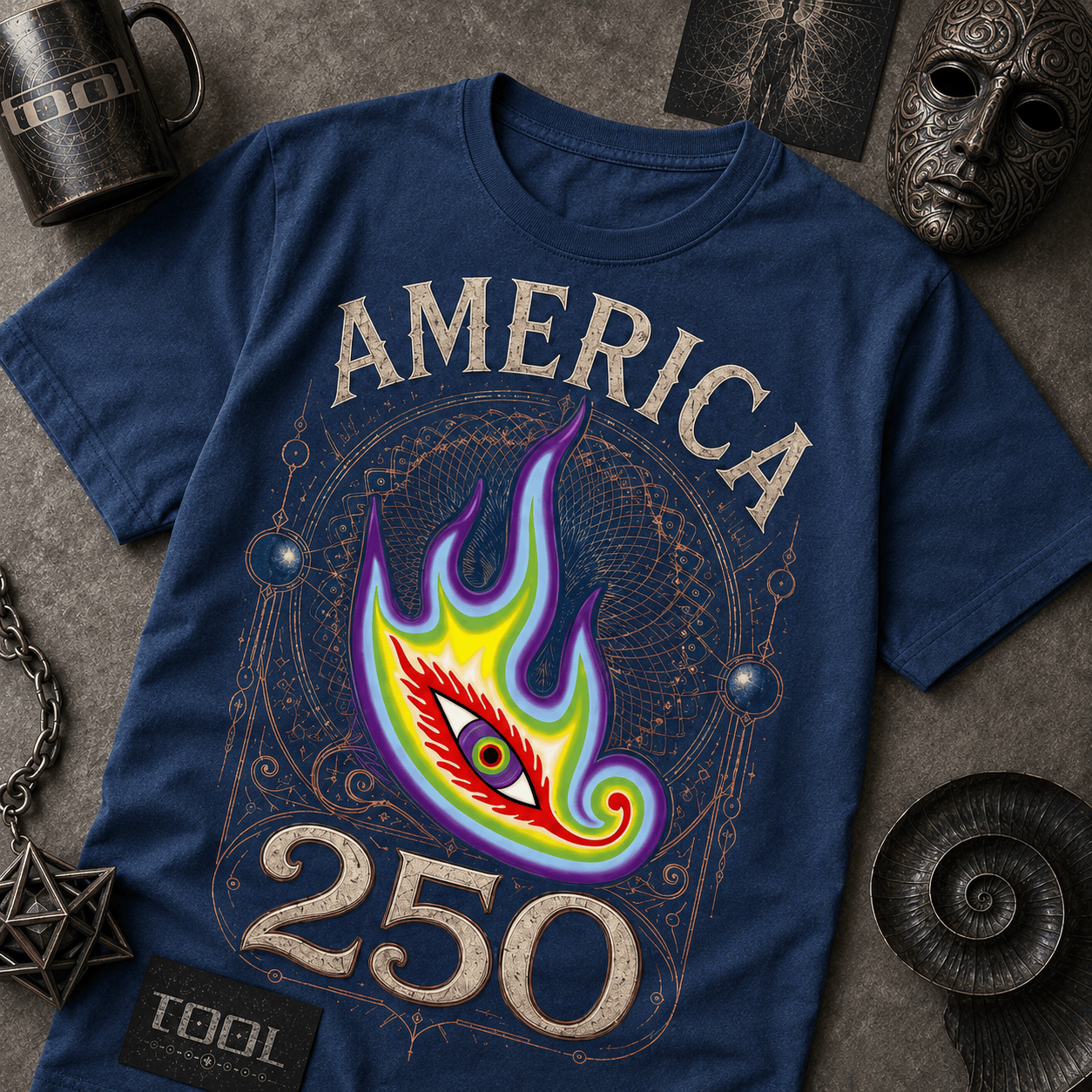 Tool Band Celebrate 250 Years of America 3D T-Shirt - Image 5
