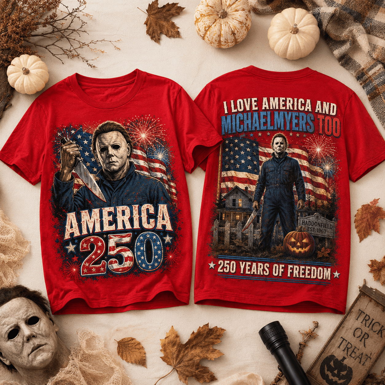 MCM 250 Years of Freedom All-Over Print T-Shirt