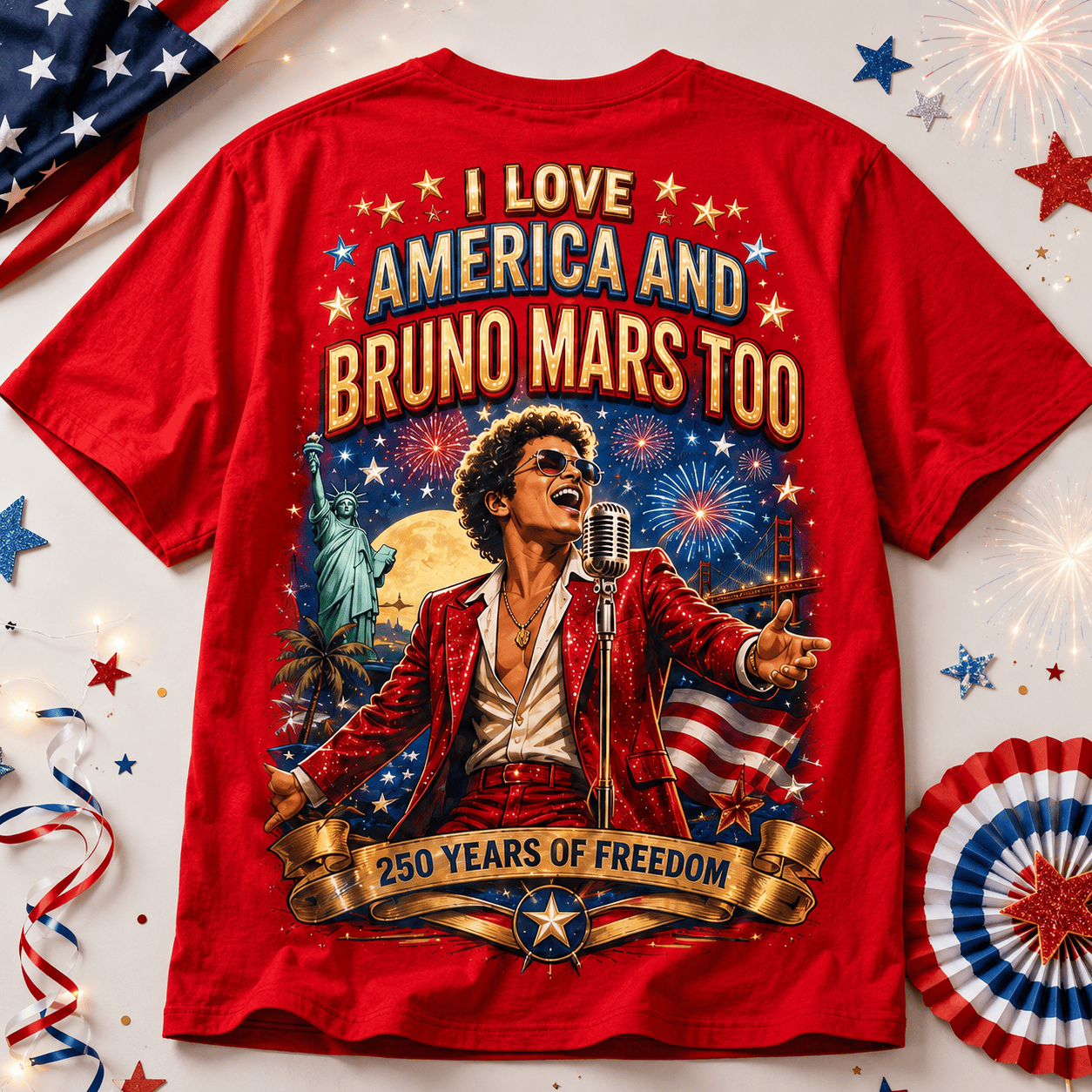 BRM 250 Years Of Freedom 3D All-Over Print T-Shirt - Image 3