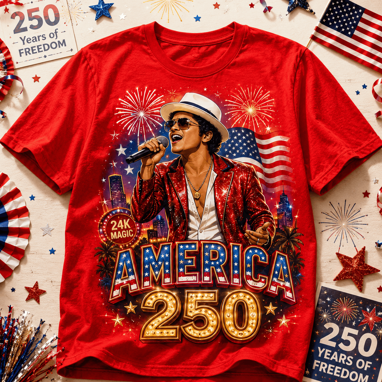 BRM 250 Years Of Freedom 3D All-Over Print T-Shirt - Image 2