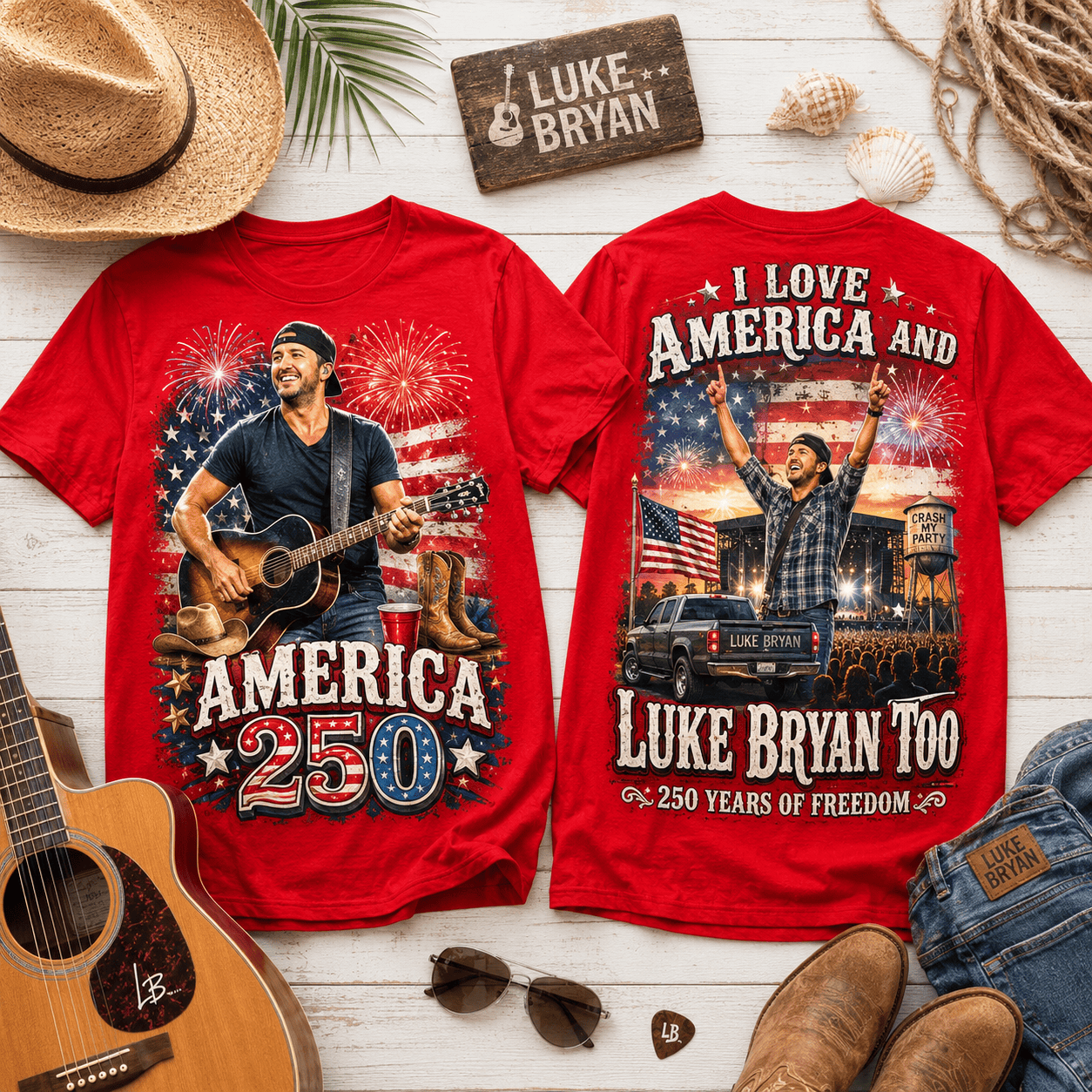 LBR 250 Years Of Freedom 3D All-Over Print T-Shirt