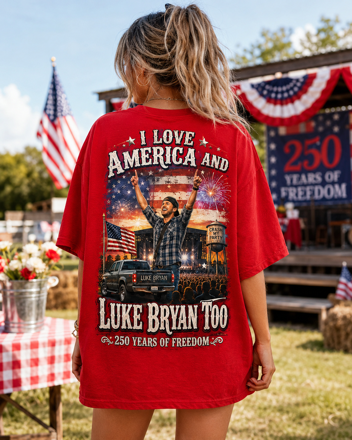 LBR 250 Years Of Freedom 3D All-Over Print T-Shirt - Image 5