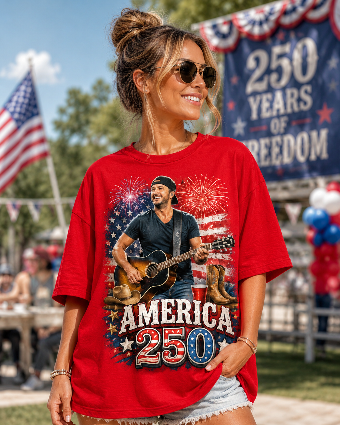 LBR 250 Years Of Freedom 3D All-Over Print T-Shirt - Image 4