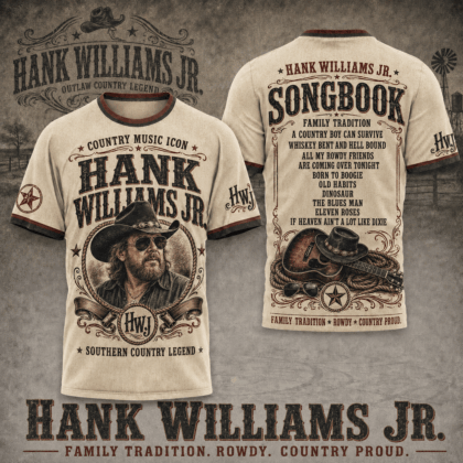 HWLJ Songbook 3D T-Shirt – Premium Polyester-Cotton Blend, Fade-Resistant Print