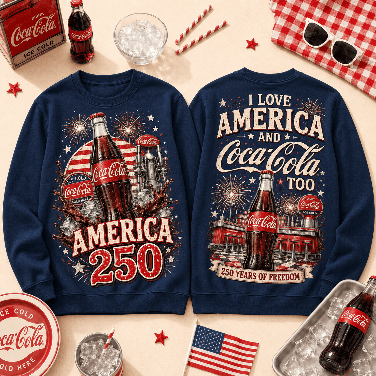 CCCL 250 Years Of Freedom 3D T-Shirt - All-Over Print - Image 14