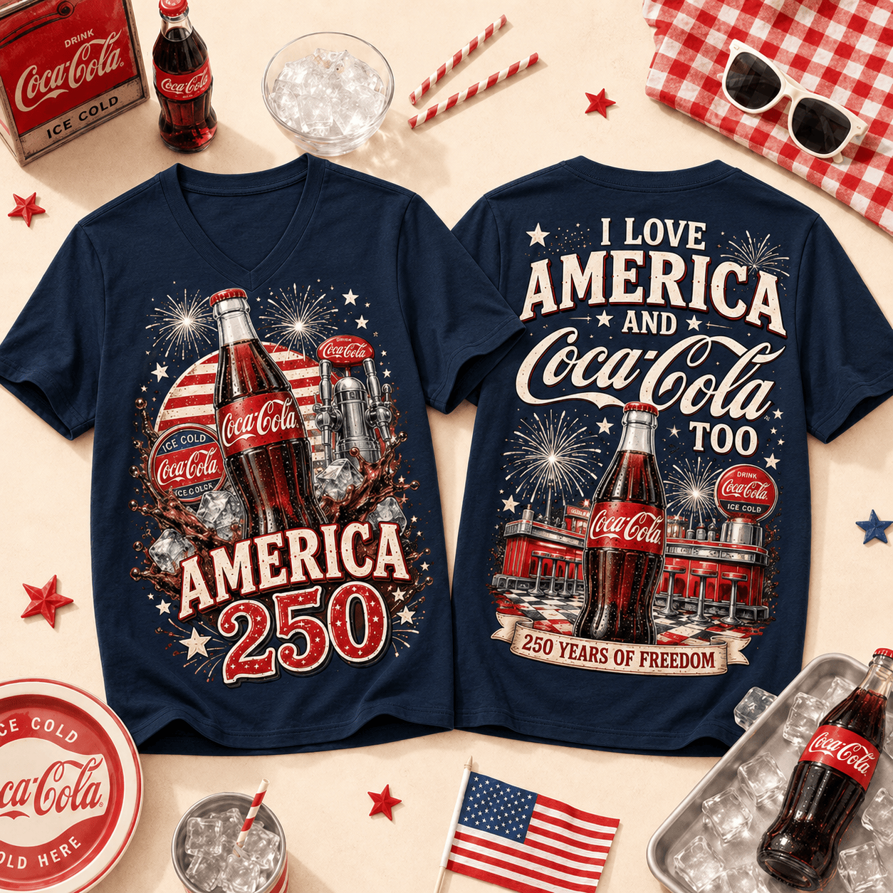 CCCL 250 Years Of Freedom 3D T-Shirt - All-Over Print - Image 12