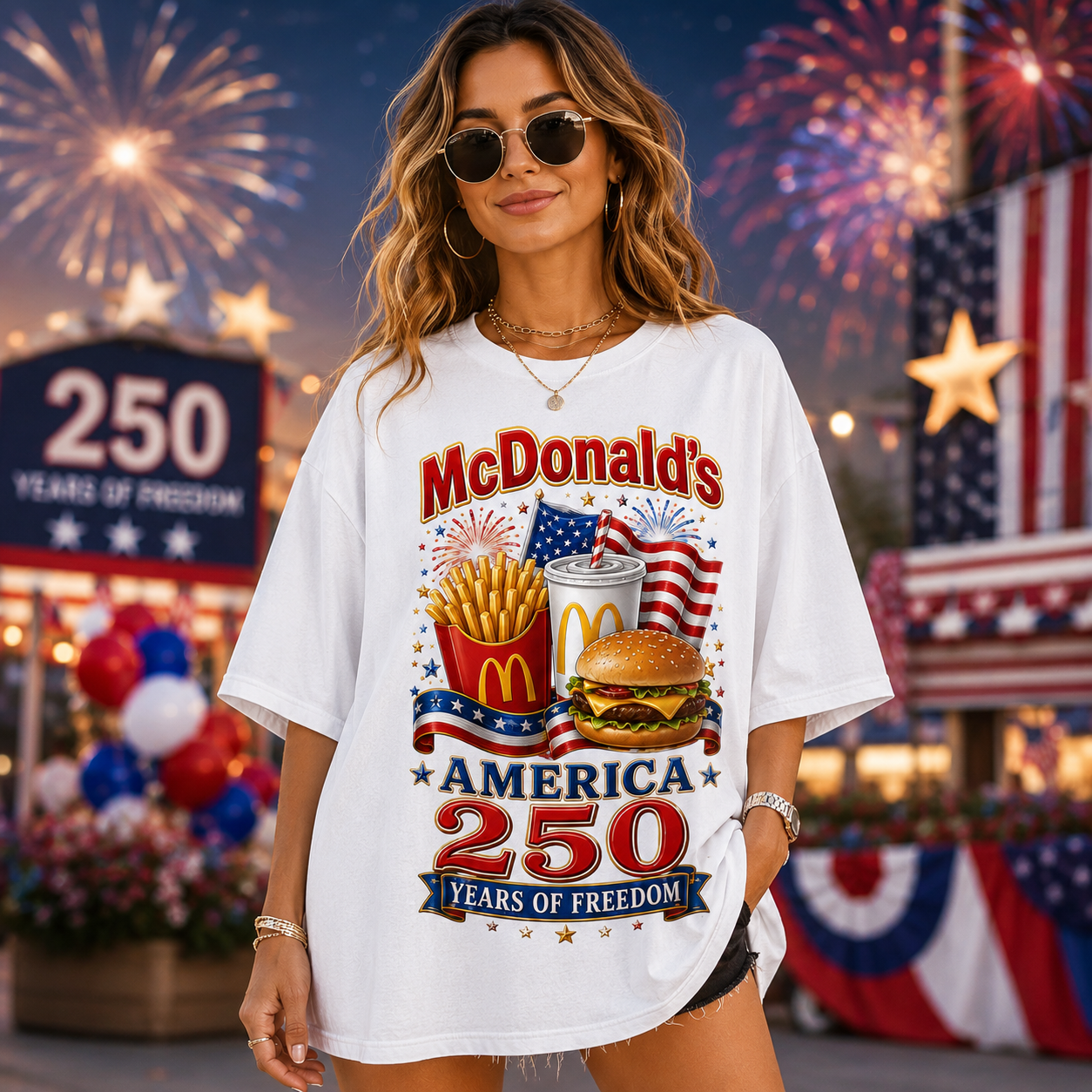 MDN America 250 3D All-Over Print T-Shirt NY - Image 4