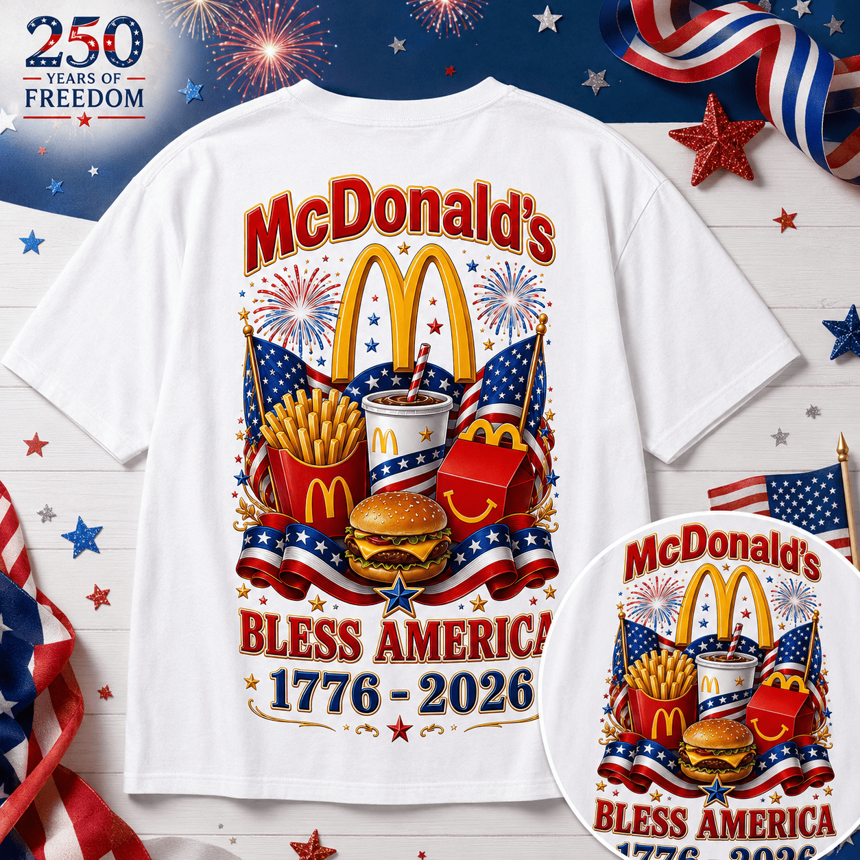 MDN America 250 3D All-Over Print T-Shirt NY - Image 3
