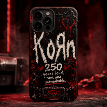 Korn Premium KRN Legacy 250th Phone Case NTH1 - Customizable Silicone Case for iPhone