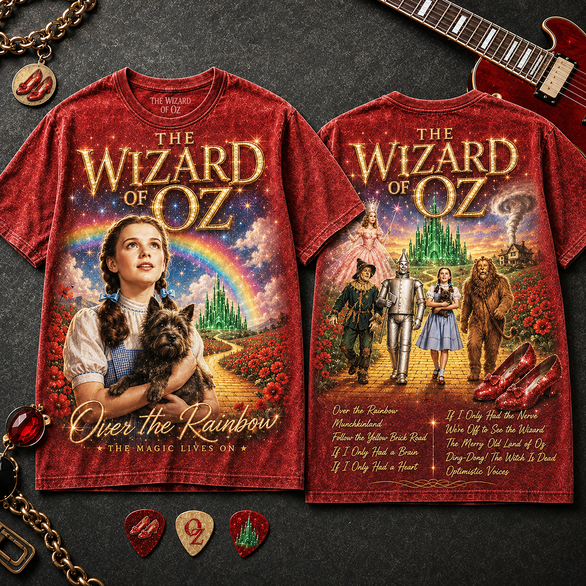 The Wizard of Oz All-Over Print T-Shirt – Premium Polyester-Cotton Blend