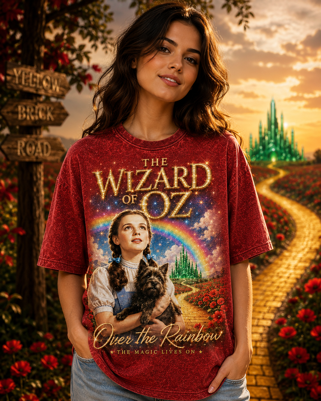 The Wizard of Oz All-Over Print T-Shirt – Premium Polyester-Cotton Blend - Image 4