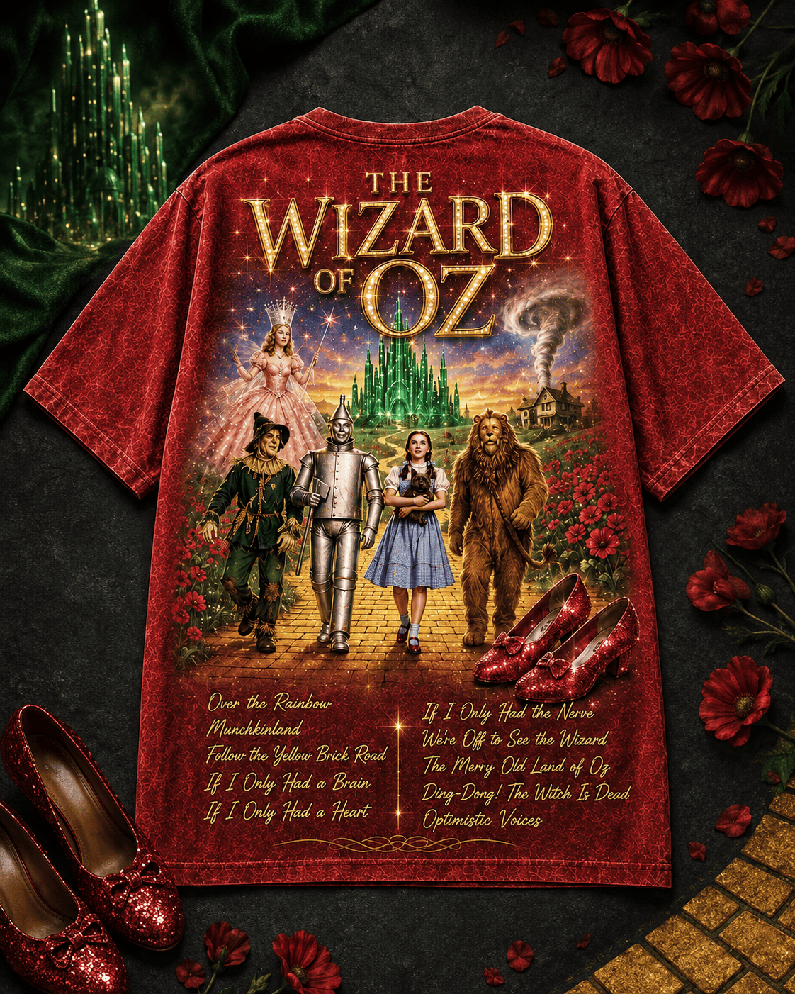 The Wizard of Oz All-Over Print T-Shirt – Premium Polyester-Cotton Blend - Image 3