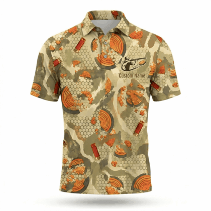 Clay Shooting Camouflage Polo Shirt for Men and Women