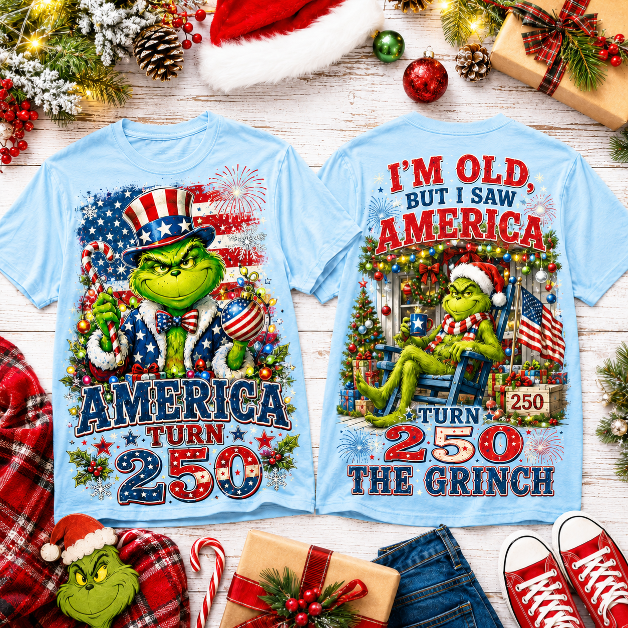 TGR America 250 3D Shirt NY - All-Over Print T-Shirt