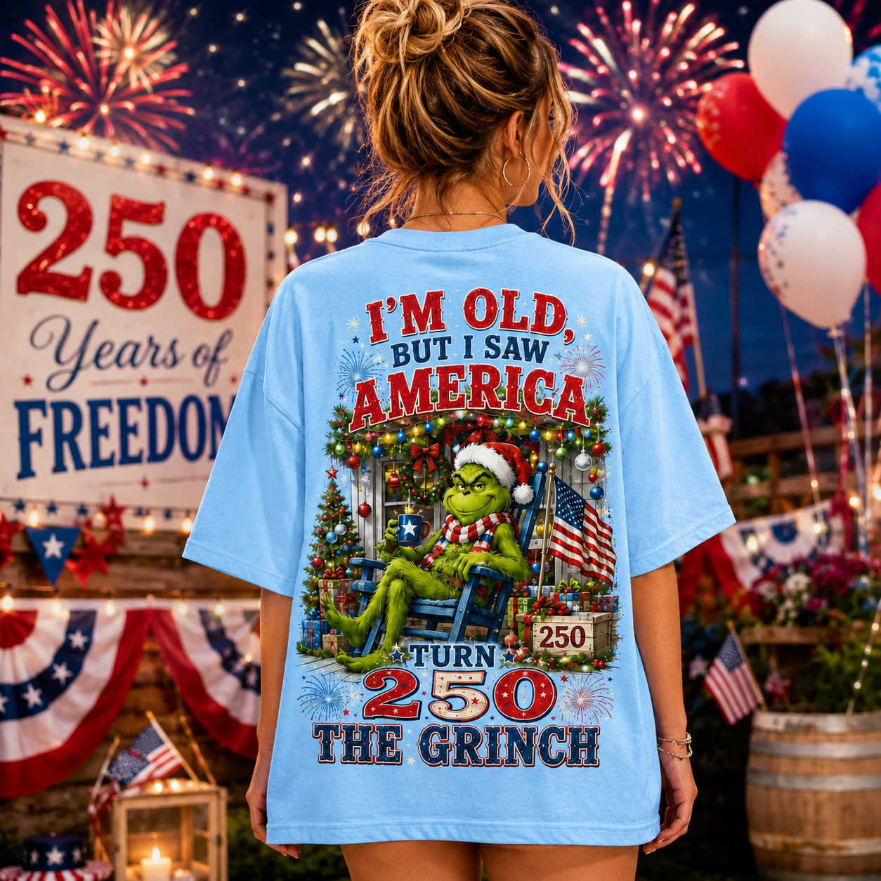 TGR America 250 3D Shirt NY - All-Over Print T-Shirt - Image 5