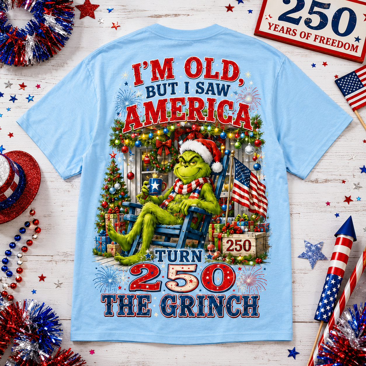 TGR America 250 3D Shirt NY - All-Over Print T-Shirt - Image 3