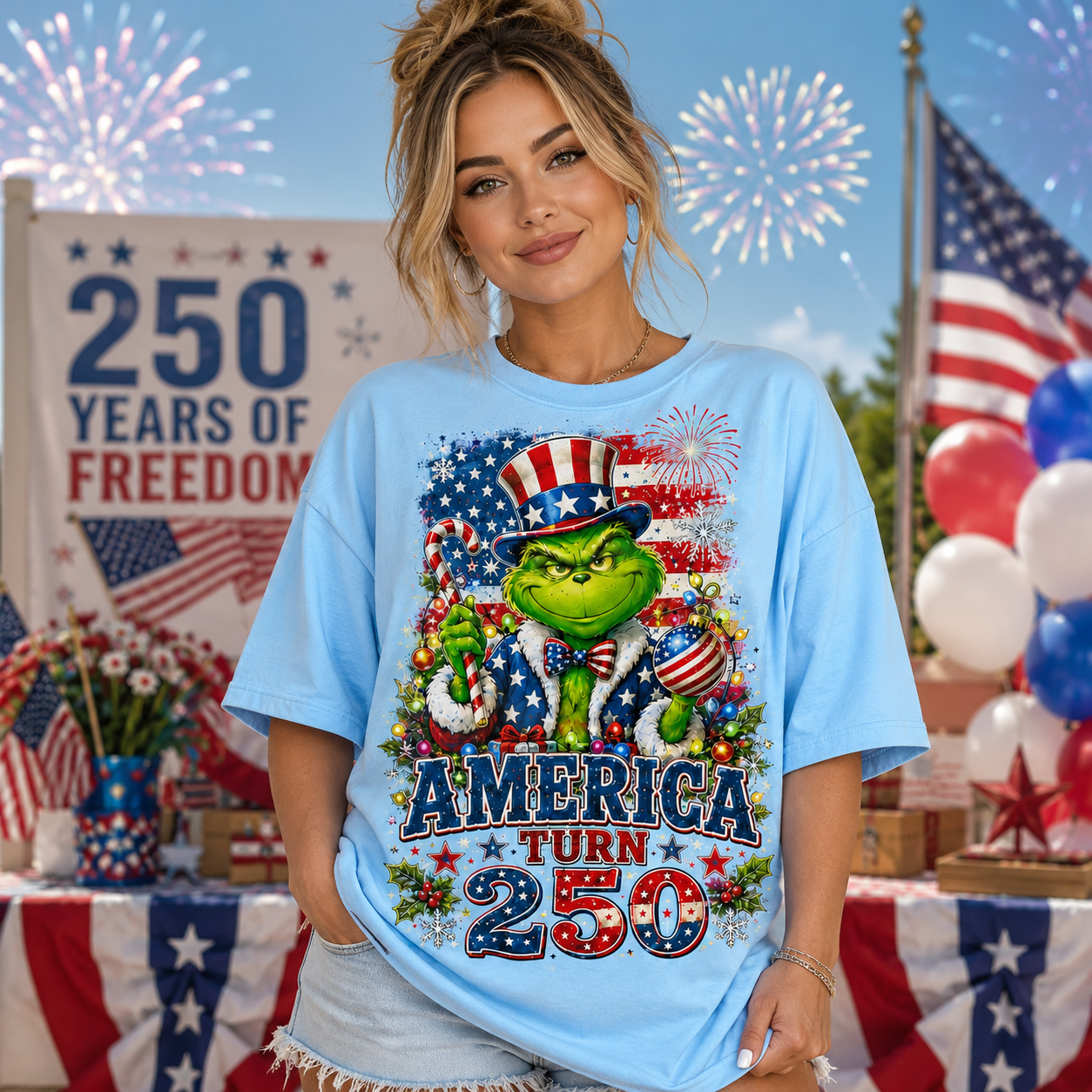 TGR America 250 3D Shirt NY - All-Over Print T-Shirt - Image 4